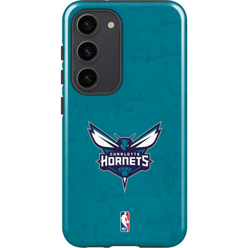 NBA Charlotte Hornets Distressed Galaxy S23 Pro Case