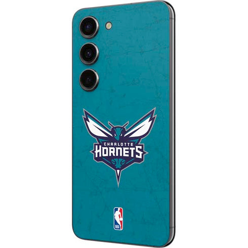 NBA Charlotte Hornets Distressed Galaxy S23 Skin
