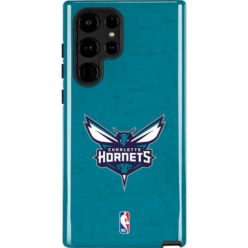 NBA Charlotte Hornets Distressed Galaxy S23 Ultra Pro Case