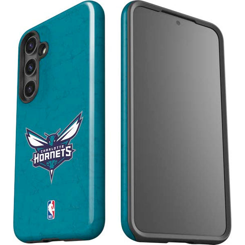 NBA Charlotte Hornets Distressed Galaxy S25 Impact Case