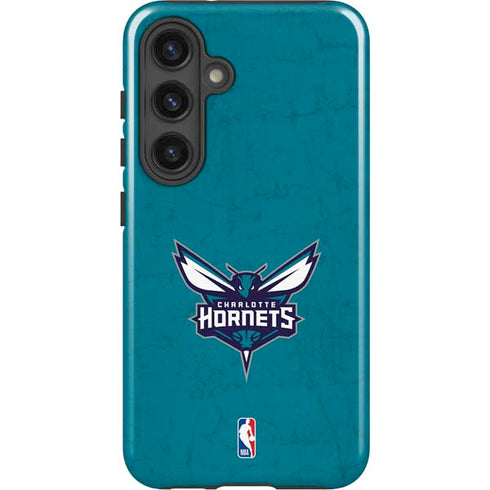 NBA Charlotte Hornets Distressed Galaxy S25 Plus Impact Case