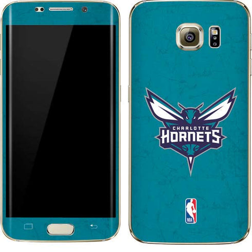 NBA Charlotte Hornets Distressed Galaxy S7 Edge Skin
