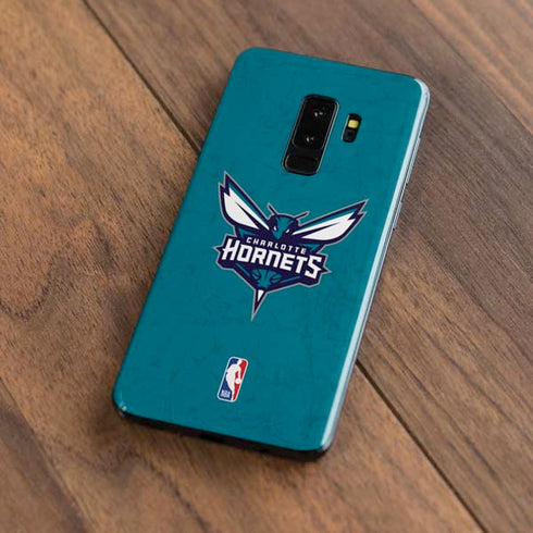 NBA Charlotte Hornets Distressed Galaxy S9 Plus Skin