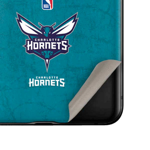 NBA Charlotte Hornets Distressed Galaxy Z Flip Skin