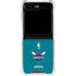 NBA Charlotte Hornets Distressed Galaxy Z Flip5 5G Clear Case