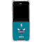 NBA Charlotte Hornets Distressed Galaxy Z Flip6 Clear Case