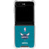 NBA Charlotte Hornets Distressed Galaxy Z Flip6 Clear Case