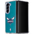 NBA Charlotte Hornets Distressed Galaxy Z Fold5 5G Clear Case