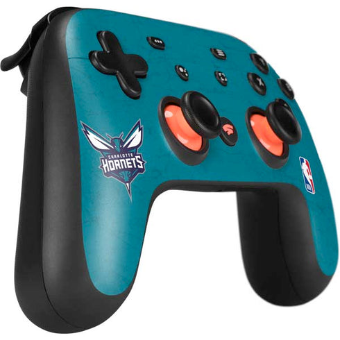 NBA Charlotte Hornets Distressed Google Stadia Controller Skin