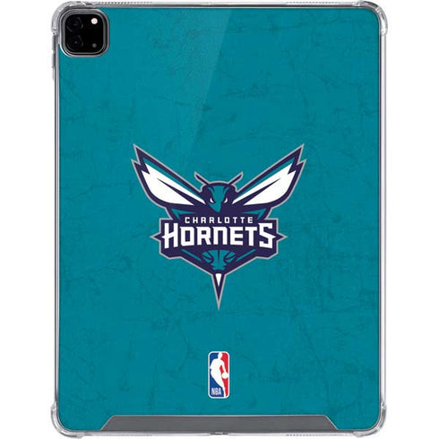 NBA Charlotte Hornets Distressed iPad Pro 12.9in (2020) Clear Case