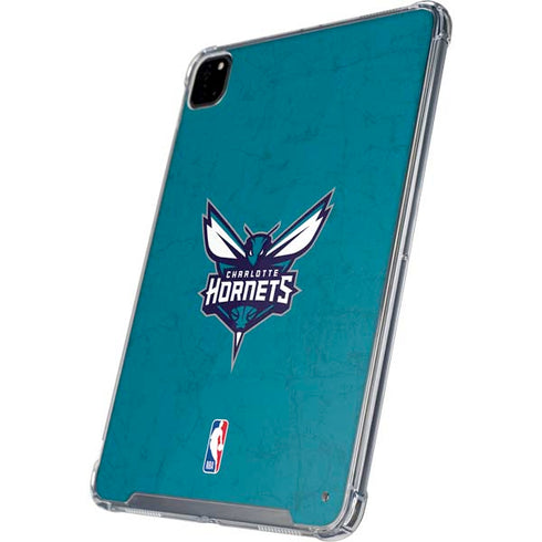 NBA Charlotte Hornets Distressed iPad Pro 12.9in (2020) Clear Case