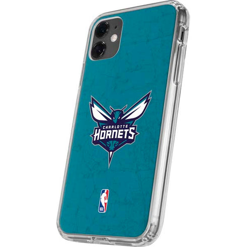 NBA Charlotte Hornets Distressed iPhone 11 Clear Case