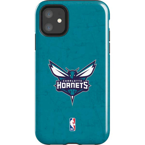 NBA Charlotte Hornets Distressed iPhone 11 Impact Case