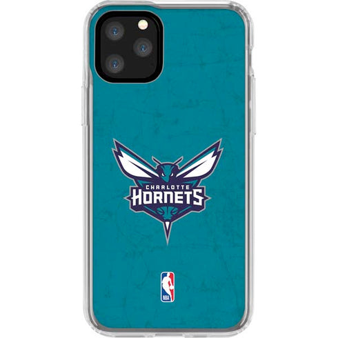 NBA Charlotte Hornets Distressed iPhone 11 Pro Clear Case