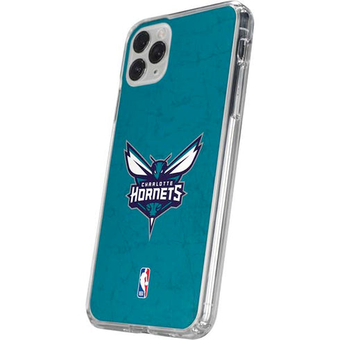 NBA Charlotte Hornets Distressed iPhone 11 Pro Clear Case