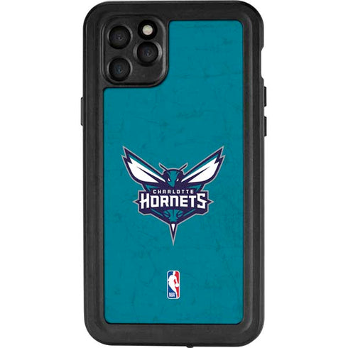 NBA Charlotte Hornets Distressed iPhone 11 Pro Max Waterproof Case