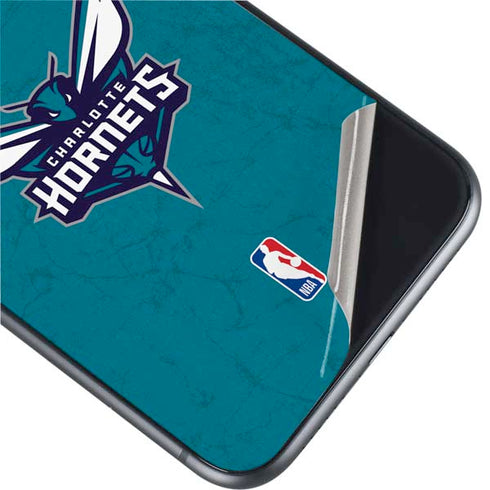 NBA Charlotte Hornets Distressed iPhone 11 Skin