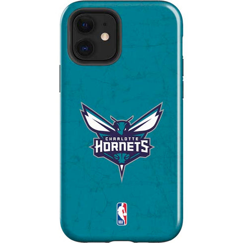 NBA Charlotte Hornets Distressed iPhone 12 Impact Case