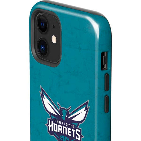 NBA Charlotte Hornets Distressed iPhone 12 Impact Case