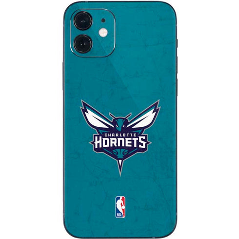 NBA Charlotte Hornets Distressed iPhone 12 Mini Skin