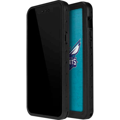 NBA Charlotte Hornets Distressed iPhone 12 Pro Waterproof Case