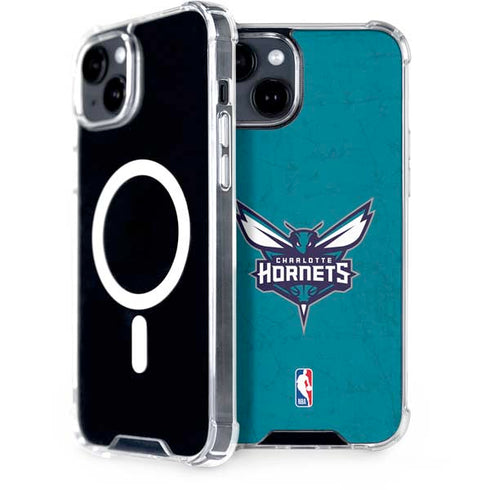 NBA Charlotte Hornets Distressed iPhone 13 MagSafe Case