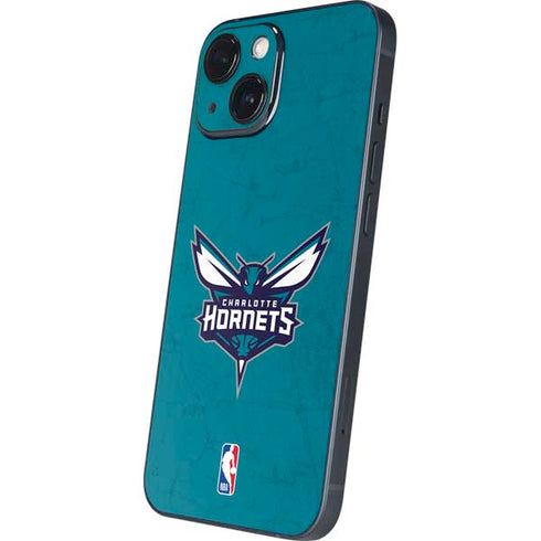 NBA Charlotte Hornets Distressed iPhone 13 Mini Skin