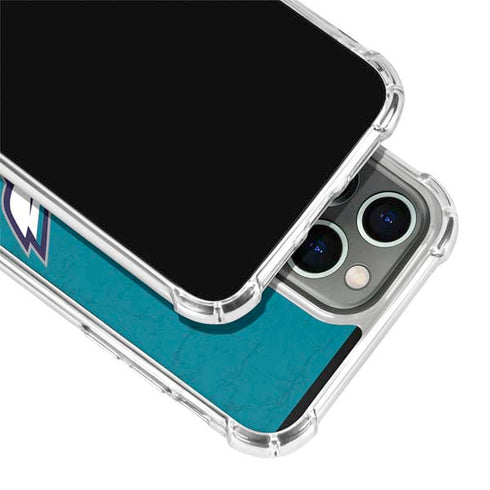 NBA Charlotte Hornets Distressed iPhone 13 Pro Clear Case