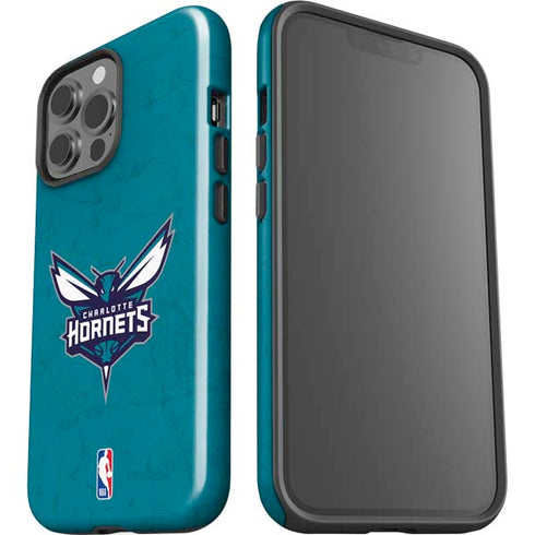 NBA Charlotte Hornets Distressed iPhone 13 Pro Max Impact Case