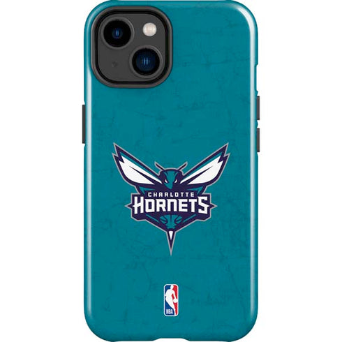NBA Charlotte Hornets Distressed iPhone 14 Plus Impact Case