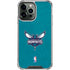 NBA Charlotte Hornets Distressed iPhone 14 Pro Max Clear Case