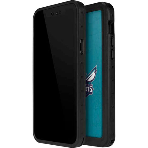 NBA Charlotte Hornets Distressed iPhone 14 Pro Max Waterproof Case