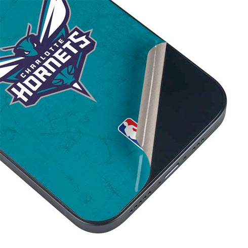 NBA Charlotte Hornets Distressed iPhone 15 Skin