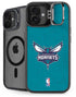 NBA Charlotte Hornets Distressed iPhone 16 Kickstand Case