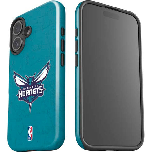 NBA Charlotte Hornets Distressed iPhone 16 Plus Impact Case