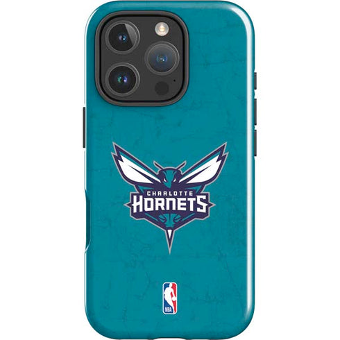 NBA Charlotte Hornets Distressed iPhone 16 Pro Impact Case