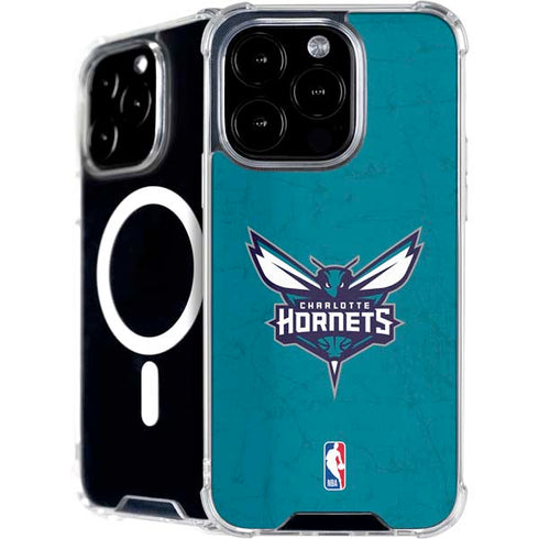 NBA Charlotte Hornets Distressed iPhone 16 Pro MagSafe Case