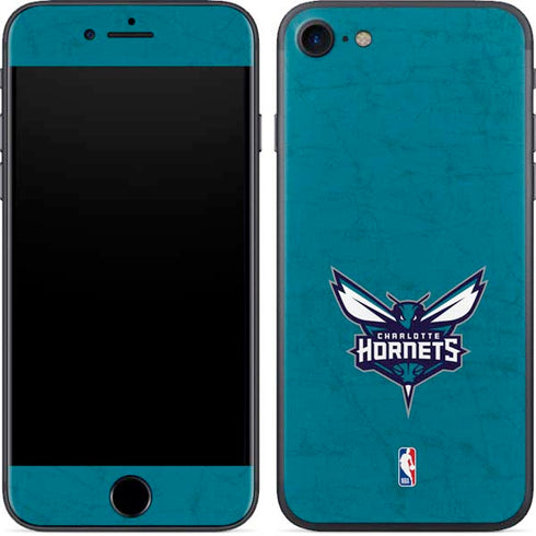 NBA Charlotte Hornets Distressed iPhone 8 Skin