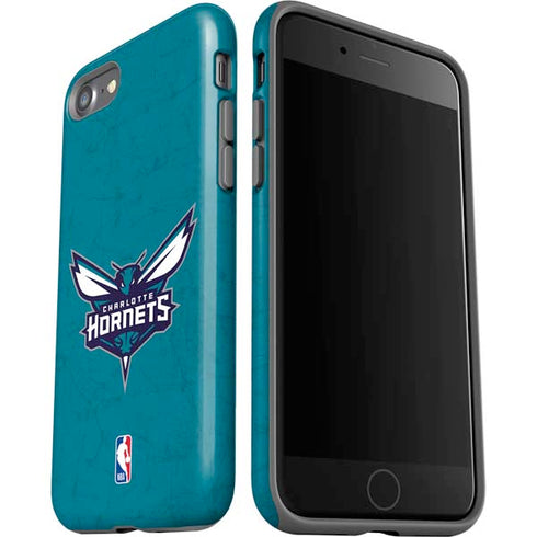 NBA Charlotte Hornets Distressed iPhone SE (2nd & 3rd Gen) Pro Case