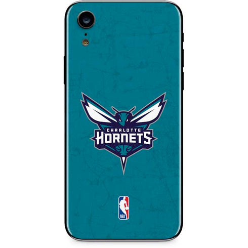 NBA Charlotte Hornets Distressed iPhone XR Skin