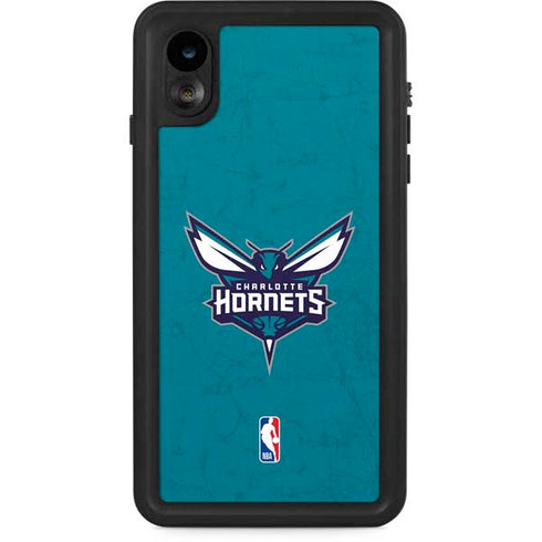 NBA Charlotte Hornets Distressed iPhone XR Waterproof Case