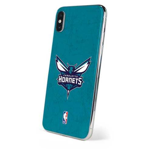 NBA Charlotte Hornets Distressed iPhone XS Max Skin