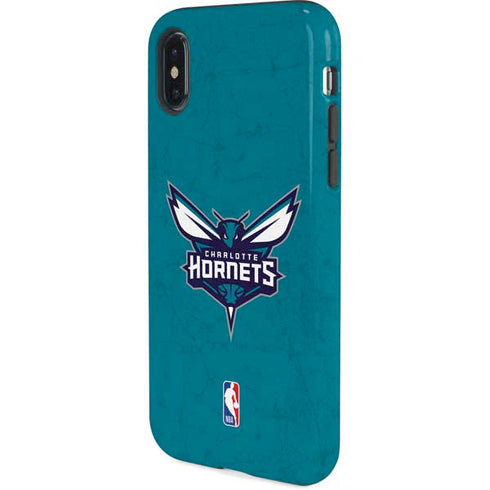 NBA Charlotte Hornets Distressed iPhone XS Pro Case
