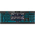 NBA Charlotte Hornets Distressed K95 RGB PLATINUM Mechanical Gaming Keyboard Skin