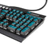 NBA Charlotte Hornets Distressed K95 RGB PLATINUM Mechanical Gaming Keyboard Skin