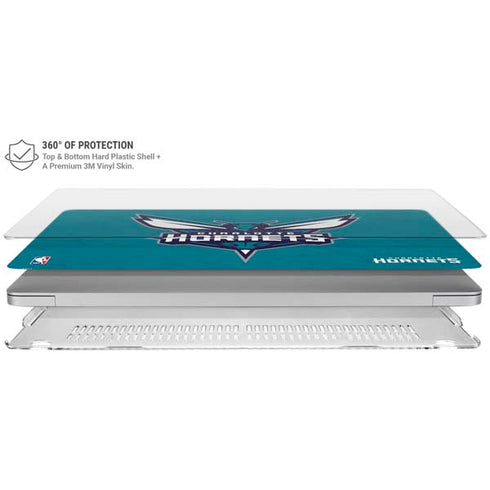 NBA Charlotte Hornets Distressed MacBook Air 15in (2023-2025) Case plus Skin