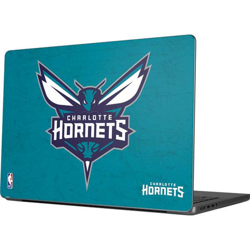 NBA Charlotte Hornets Distressed MacBook Pro 14in (2021-24) Skin