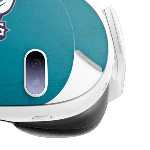 NBA Charlotte Hornets Distressed Meta Quest 3 Skin