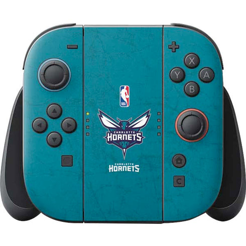 NBA Charlotte Hornets Distressed Nintendo Switch 2 (2025) Joy-Con Controller Skin
