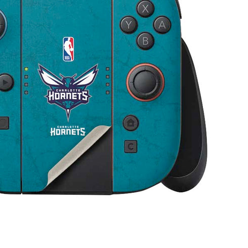 NBA Charlotte Hornets Distressed Nintendo Switch 2 (2025) Joy-Con Controller Skin